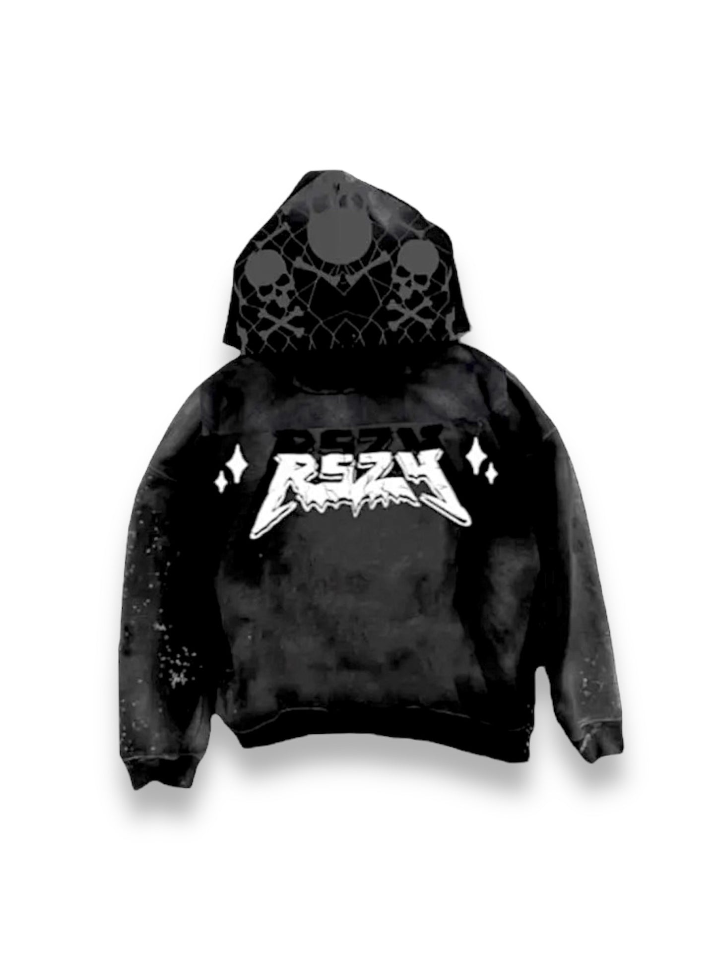 Signature Skull Lace Hoodie