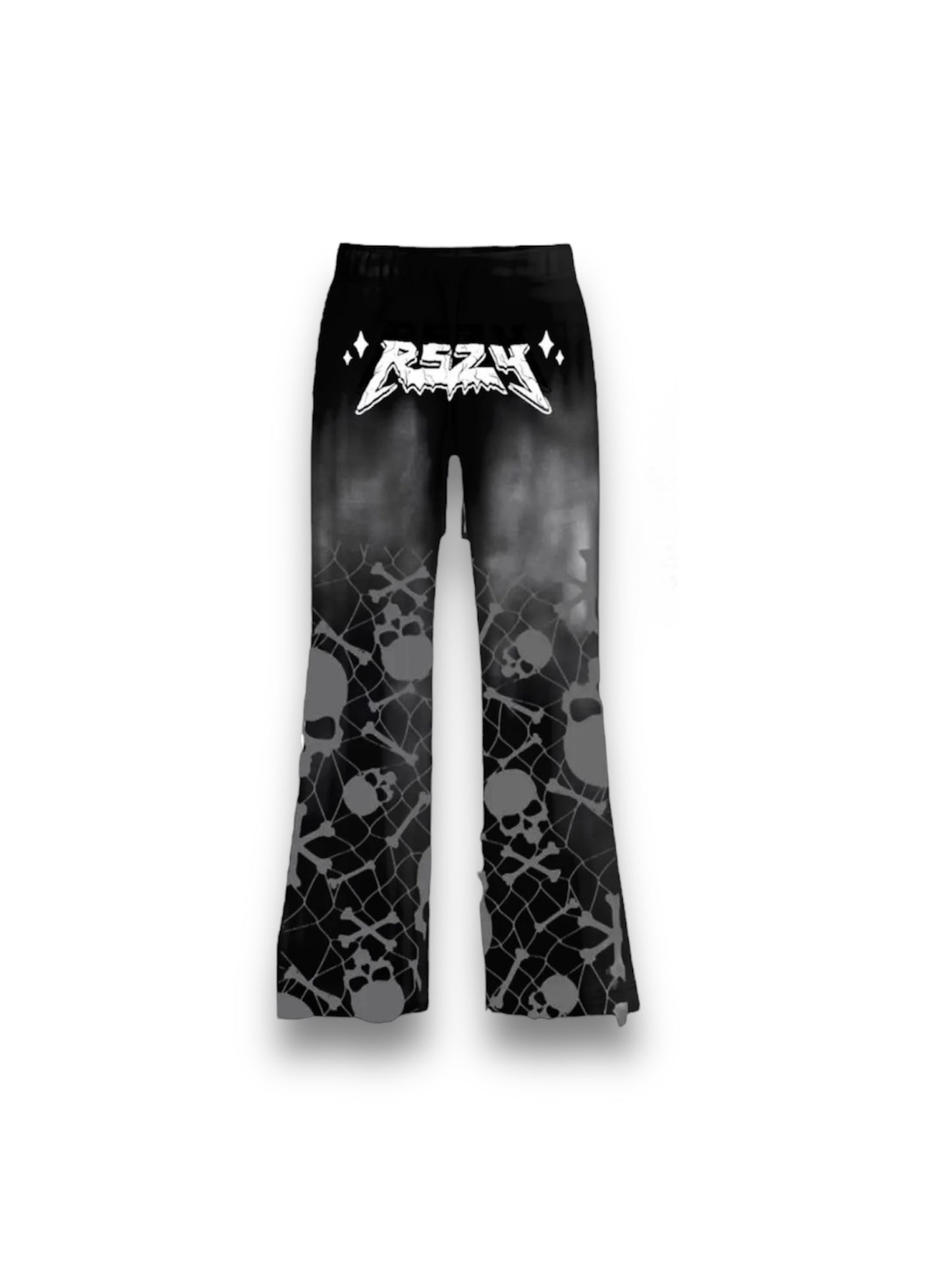 Signature Skull Lace Flare Sweatpants